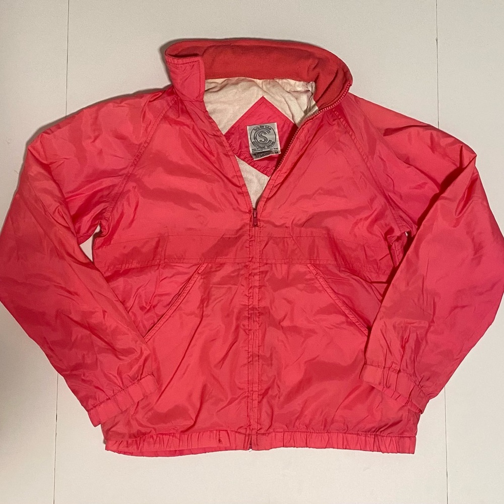 Vintage Pink Windbreaker Medium Be In The Current Scene